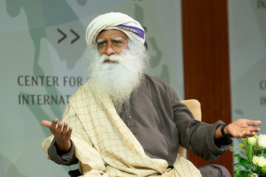 Sadhguru Takes the Save Soil Message to Policymakers at CSIS in Washington