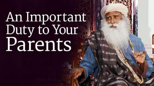 An Important Duty to Your Parents