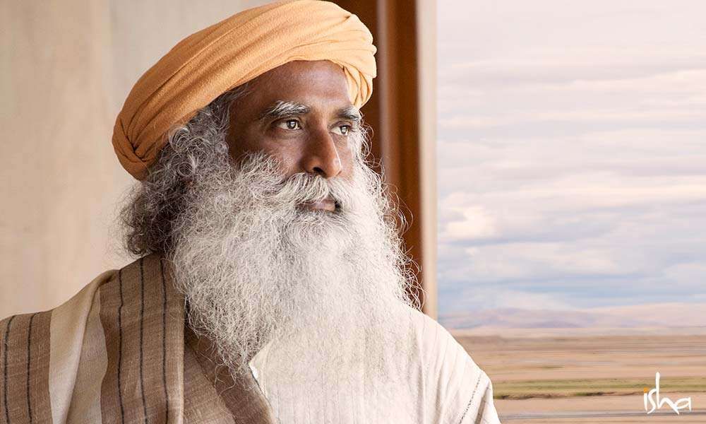 Sadhguru looking out a window | Success not a Conclusion