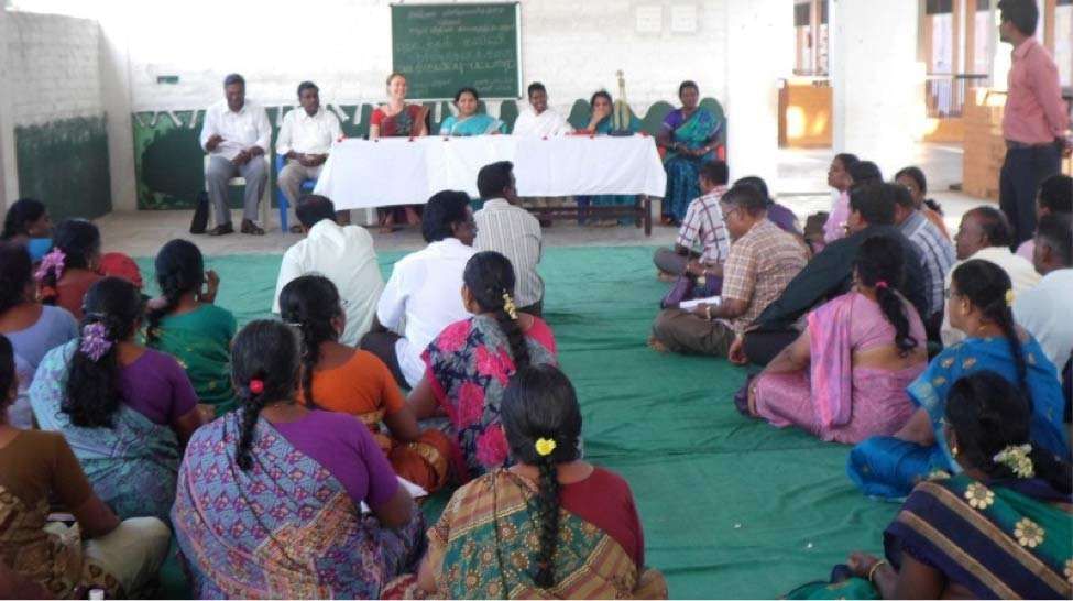 Feedback session at Isha Vidhya Cuddalore school - Isha Foundation conducts workshops for Government school teahcers