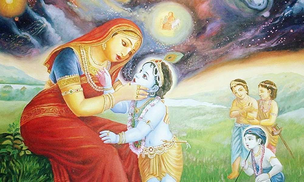 Krishna and his mother Yashodha