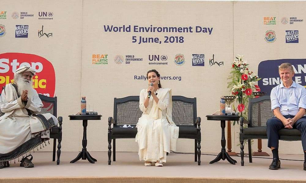 Erik Solheim & Dia Mirza in Conversation with Sadhguru - World Environment Day, June 5, 2018