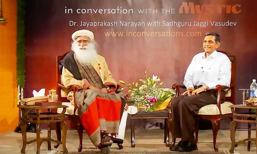 Moving India - Part 1 - Dr. Jayaprakash Narayan with Sadhguru