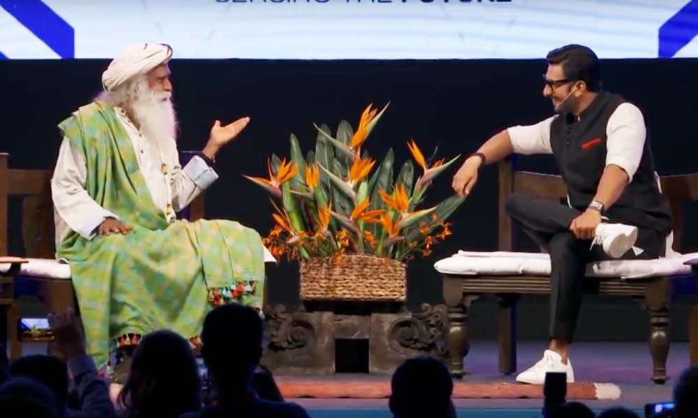Ranveer Singh in conversation with Sadhguru
