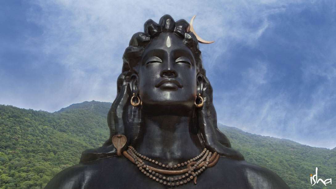 Response to allegations against Isha Foudnation. The picture shows the statue of Adiyogi.