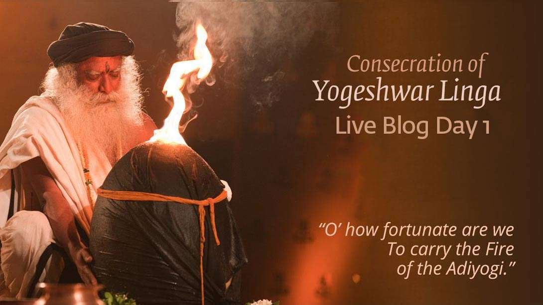 Consecration of Yogeshwar Linga: Live Blog Day 1