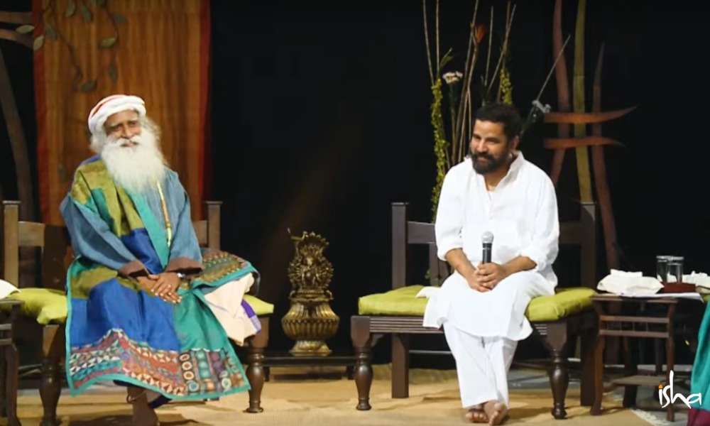 The Beauty In Design Sabyasachi Mukherjee With Sadhguru - Save the