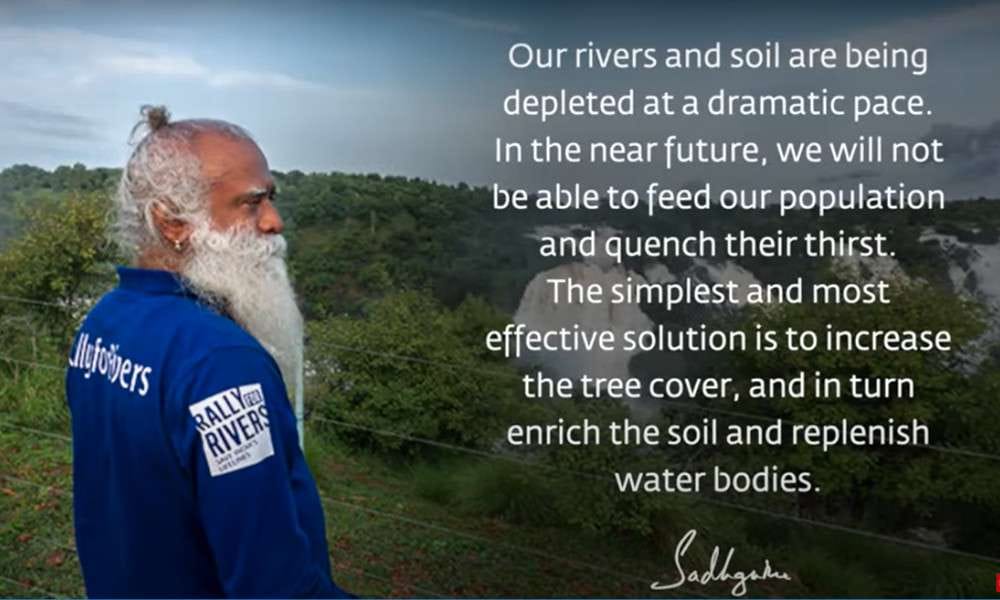 Sadhguru Wisdom Video | Daily Wisdom | Increasing Tree Cover is the Most Effective Way to Replenish Water and Soil.