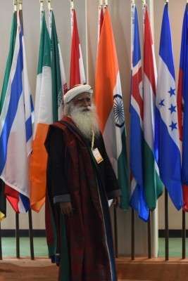 Sadhguru at UN 1