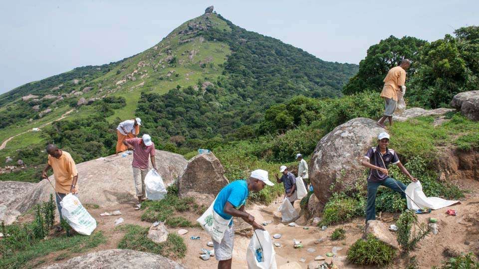 Velliangiri Mountain Cleaning by PGH Volunteers on World Environment Day