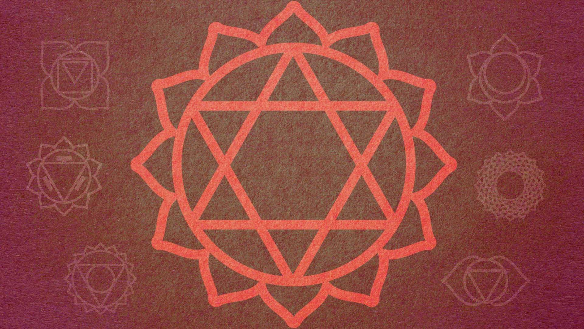 anahata chakra symbol drawing