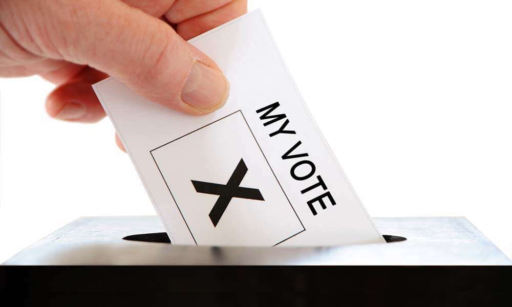 Hands of a person casting vote in a ballot box | The Right to Protest & Question: How Much is Too Much?