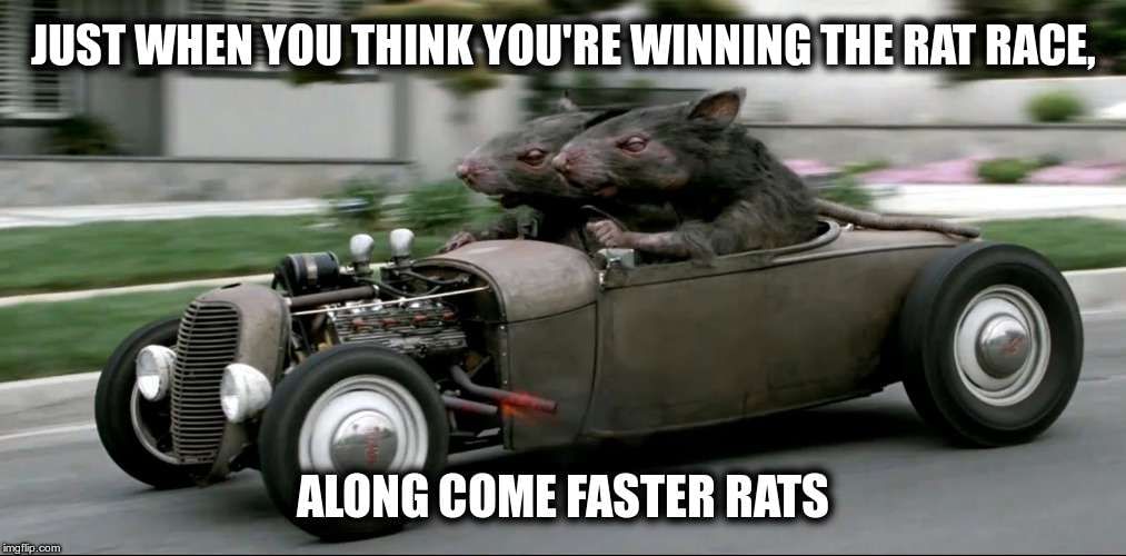 Meme about Rat Race 