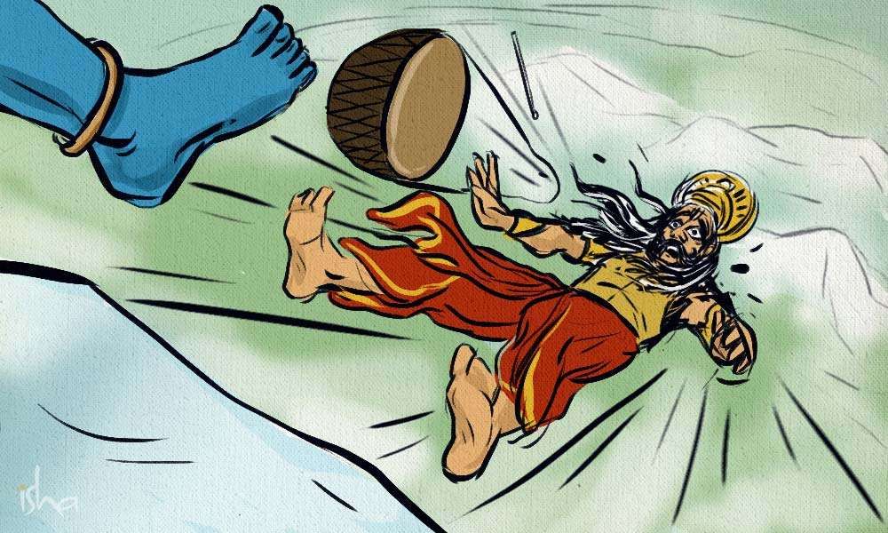 When Shiva Kicked Ravana Off Kailash
