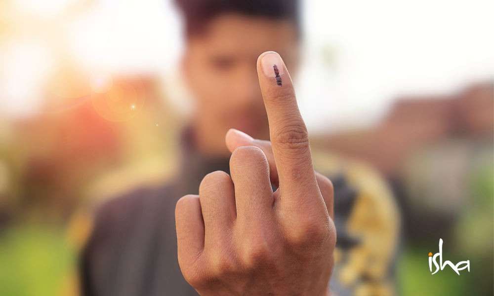 sadhguru wisdom article | 5 things to remember when you vote