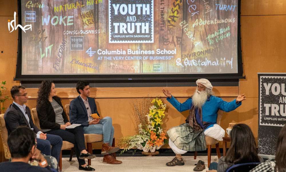 Youth AND Truth at Columbia University with Sadhguru