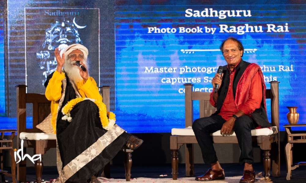 sadhguru wisdom article | raghu rai clicks sadhguru