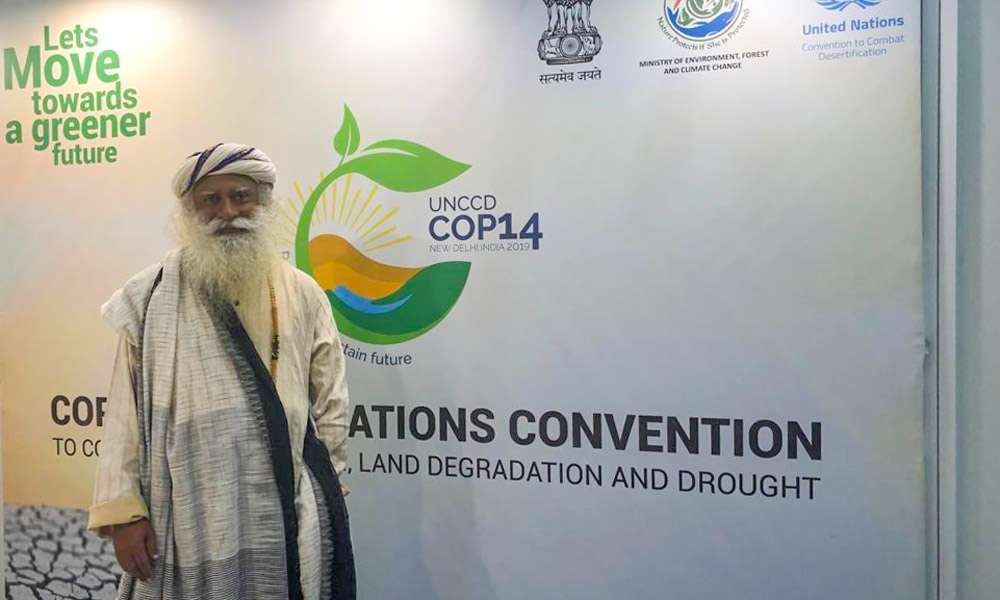 Sadhguru Speaks at COP14 - UN Convention to Combat Desertification Gathering