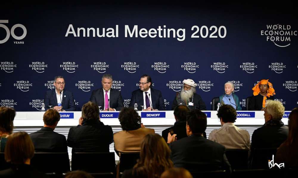 Isha Blog Article | 8 Significant Questions Media Raised to Sadhguru at Davos
