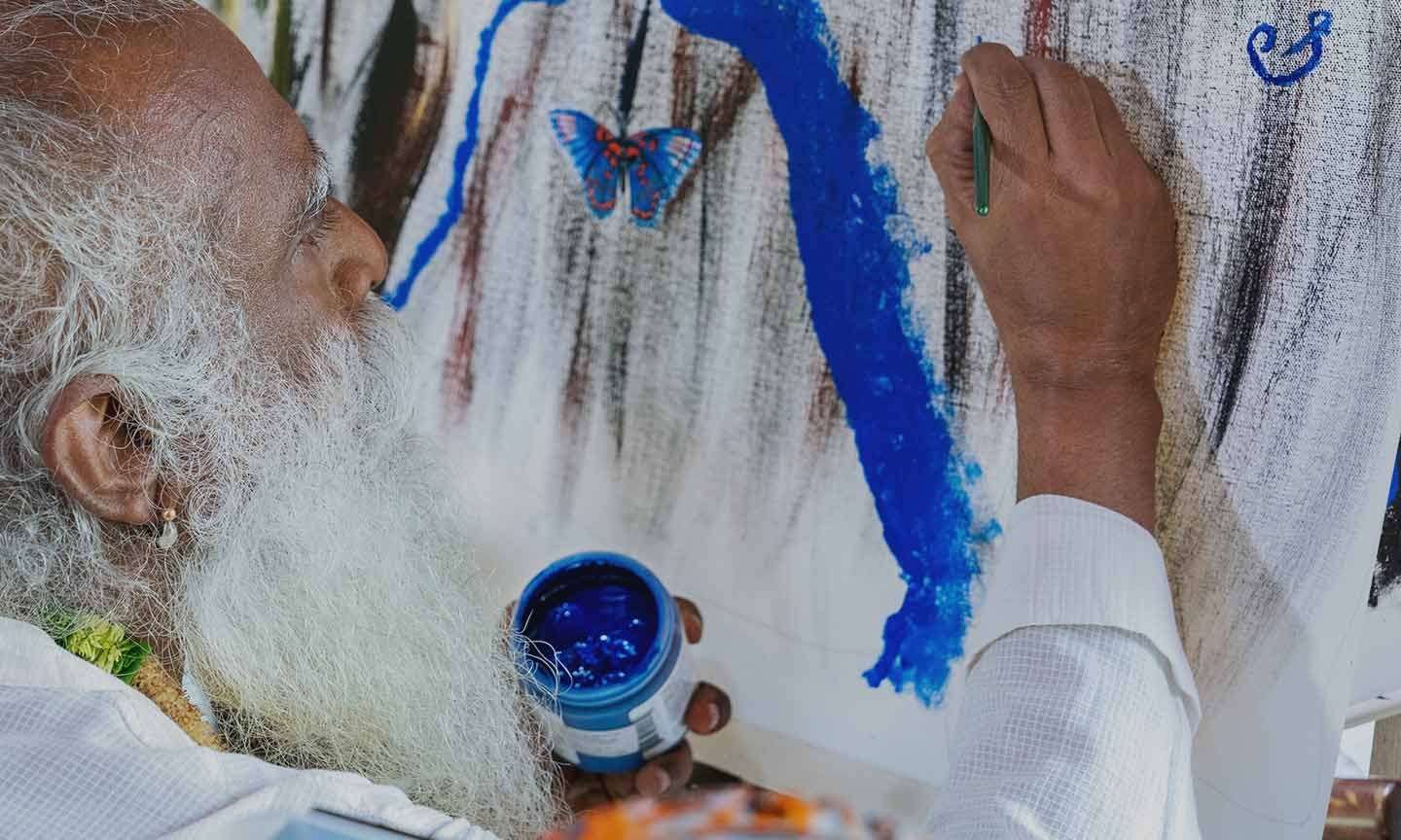 Sadhguru’s Painting Auctioned For Rs 4.14 Crore