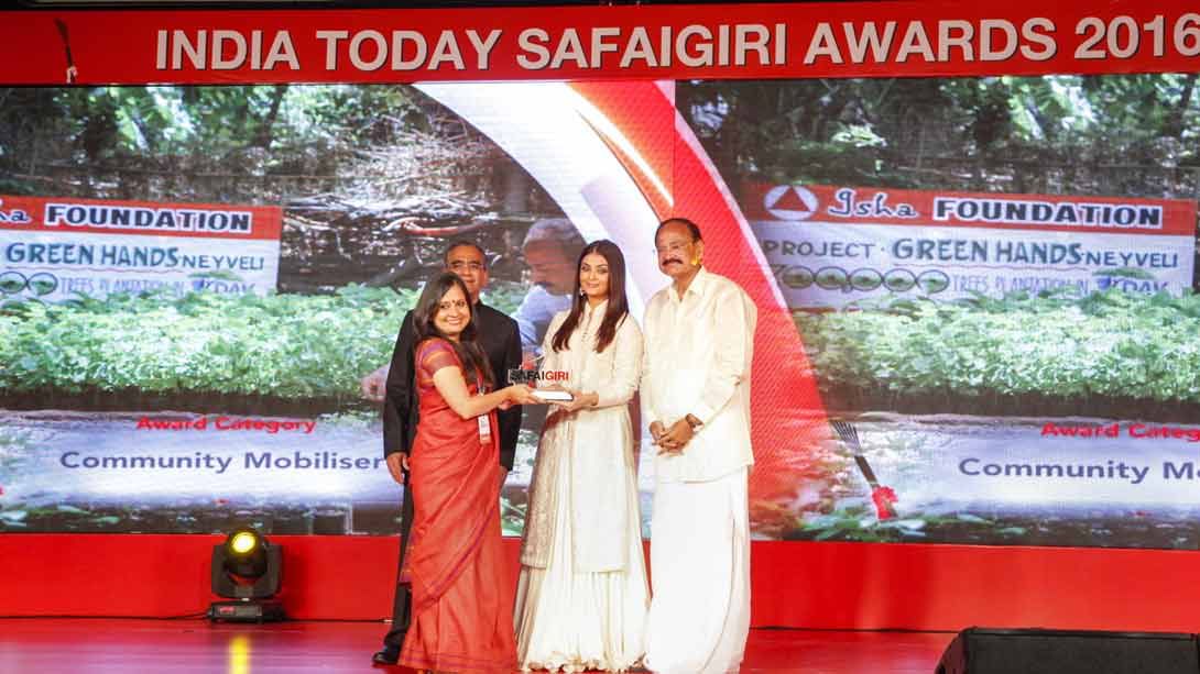 Project GreenHands Receives India Today Safaigiri Award