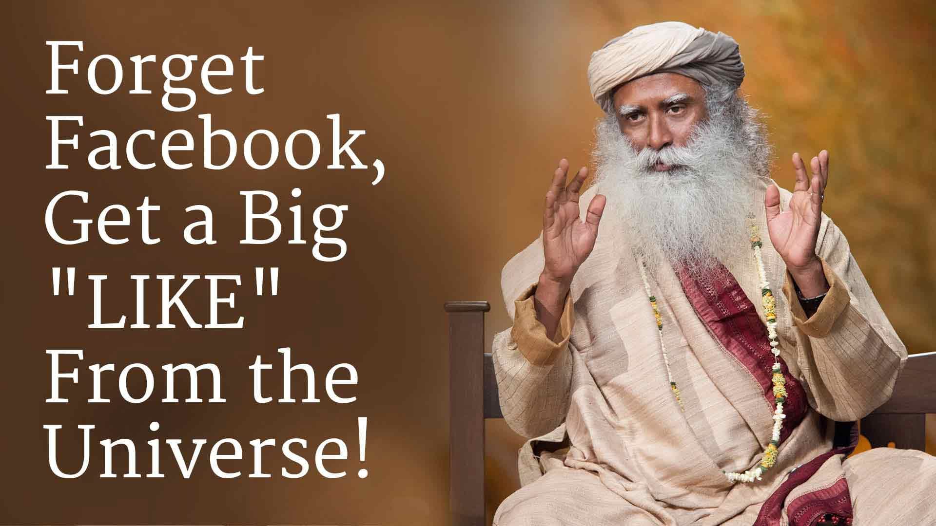 Forget Facebook, Get a Big "LIKE" From the Universe!