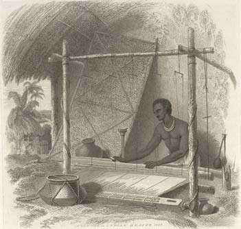 An old illustration of an Indian weaver | Photo credit: Wikipedia