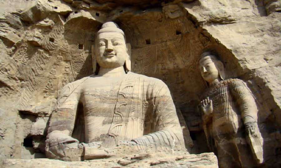yungang caves china buddha sculpture