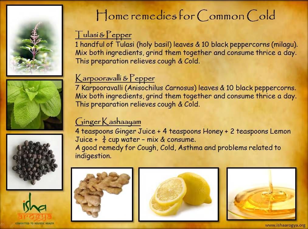 Image of remedies for common cold