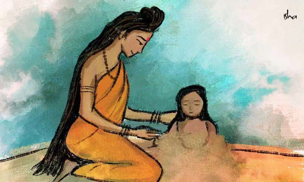Shiva, Ganesha and Parvati – The story of Ganesha's Birth
