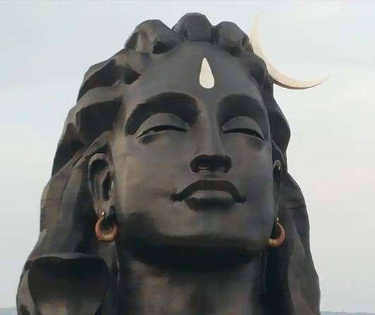 Statue of Adiyogi at Isha Yoga Center in Coimbatore