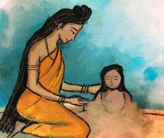 Shiva, Ganesha and Parvati – The story of Ganesha's Birth