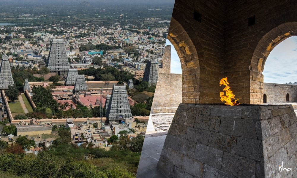 The Fire Temples of Azerbaijan and Arunachala