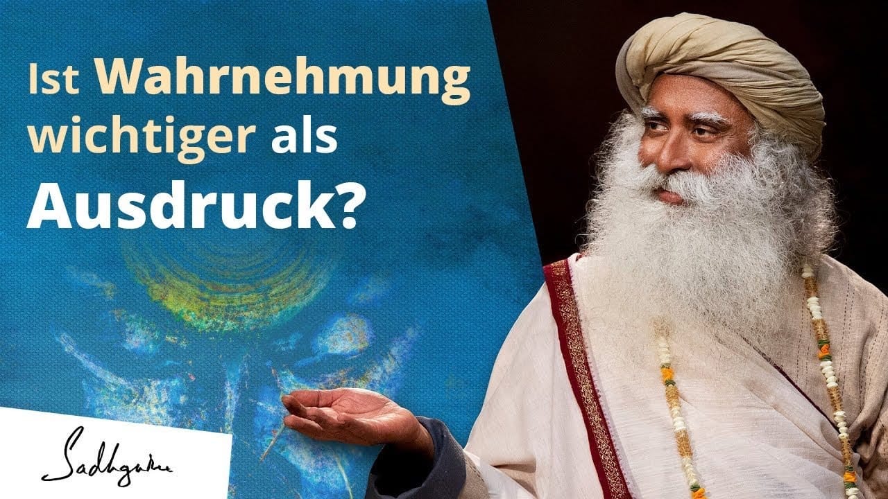 Ist Wahrnehmung wichtiger als Ausdruck?