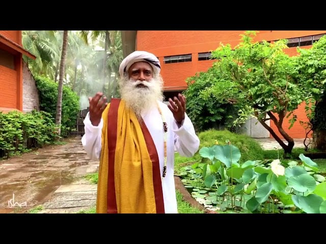 A Welcome Storm At Isha Yoga Center
