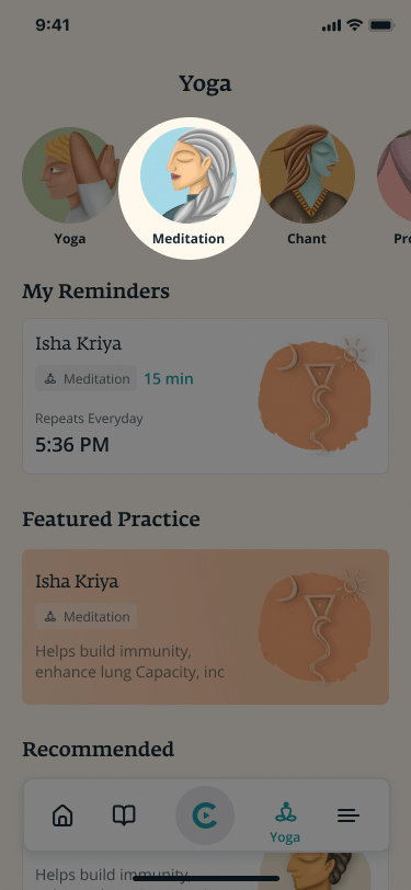 Sadhguru App - Shambavi Mahamudra Mandala Guide