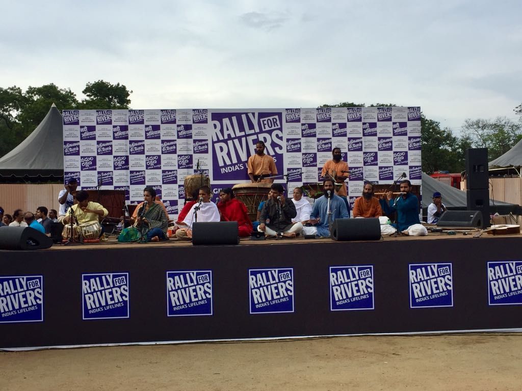 Culturals by Samskriti and Sounds of Isha Rally For Rivers Day 01 Coimbatore 06
