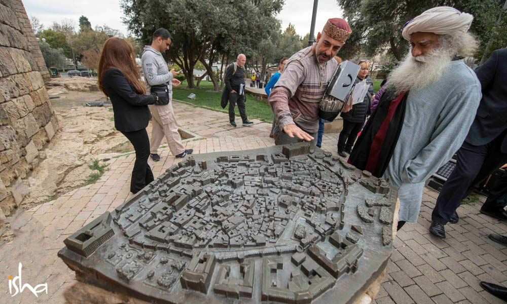 A stone replica of the layout of the city of Baku | One Mega Life