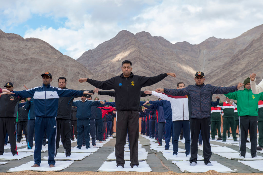 Equipping Army Men with Yoga for Health
