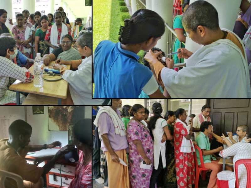 Medical screening as part of Kerala flood relief support