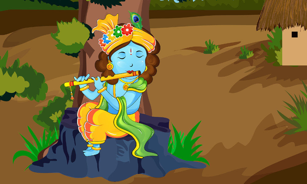 கிருஷ்ணன், நீல நிறம், Why is Krishna blue