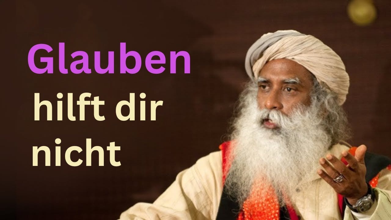 Hör auf zu glauben, fang an zu suchen