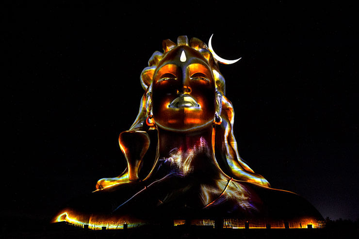 Adiyogi | Divya Darshanam Projection | Rudrakshtakam