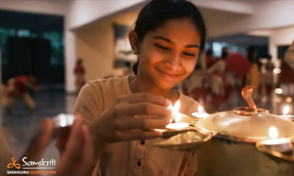 Isha Samskriti Students Prepare a Special Dinner
