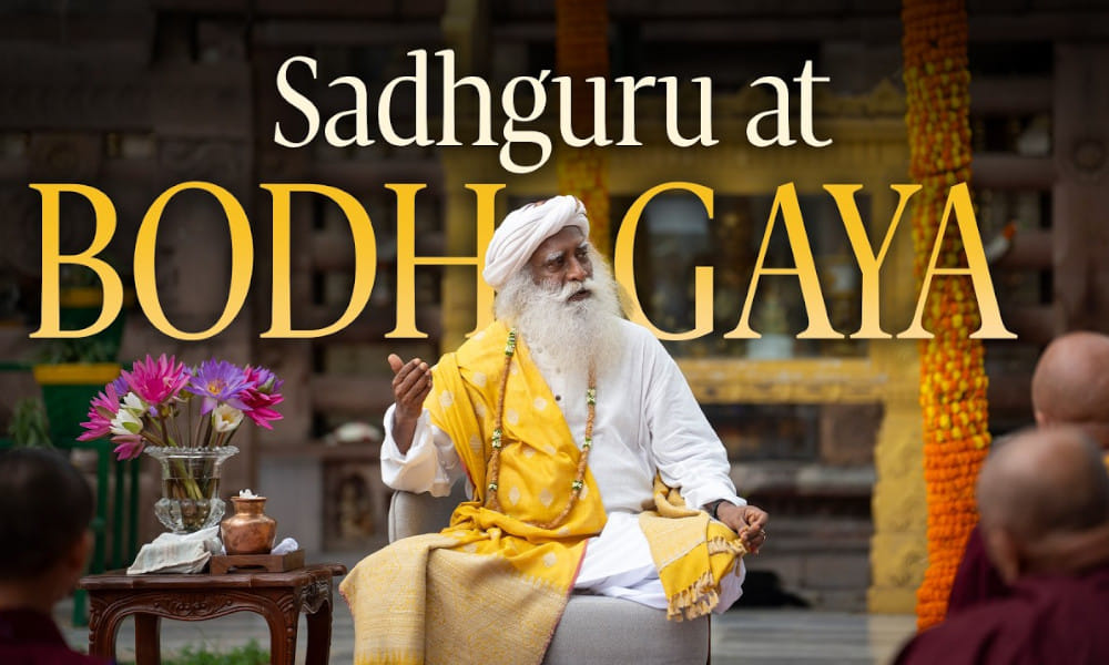 Buddhist Monks Ask Their Deepest Questions to Sadhguru at Bodh Gaya